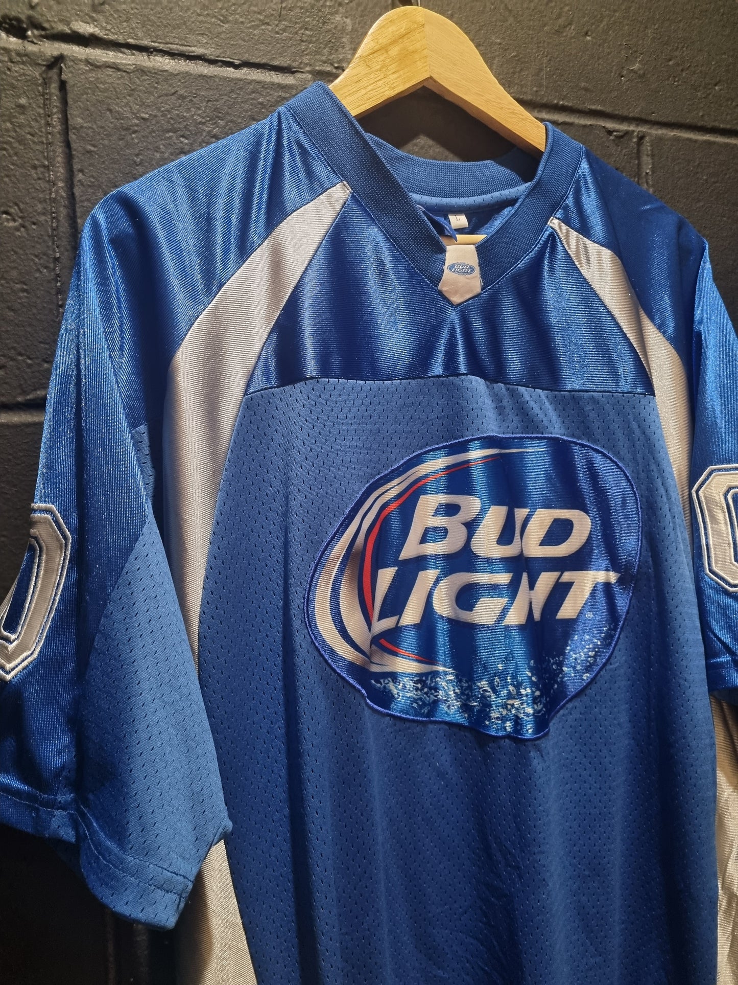 Bud Light Beer Jersey Large