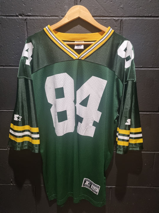 True Vintage STARTER 1995 Made in USA Packers Schroeder XL