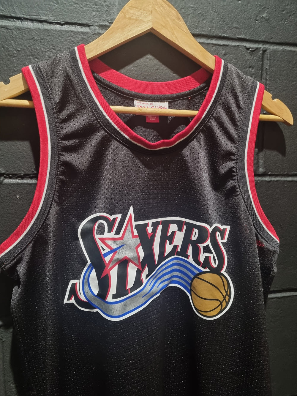Sixers Mitchell and Ness Small