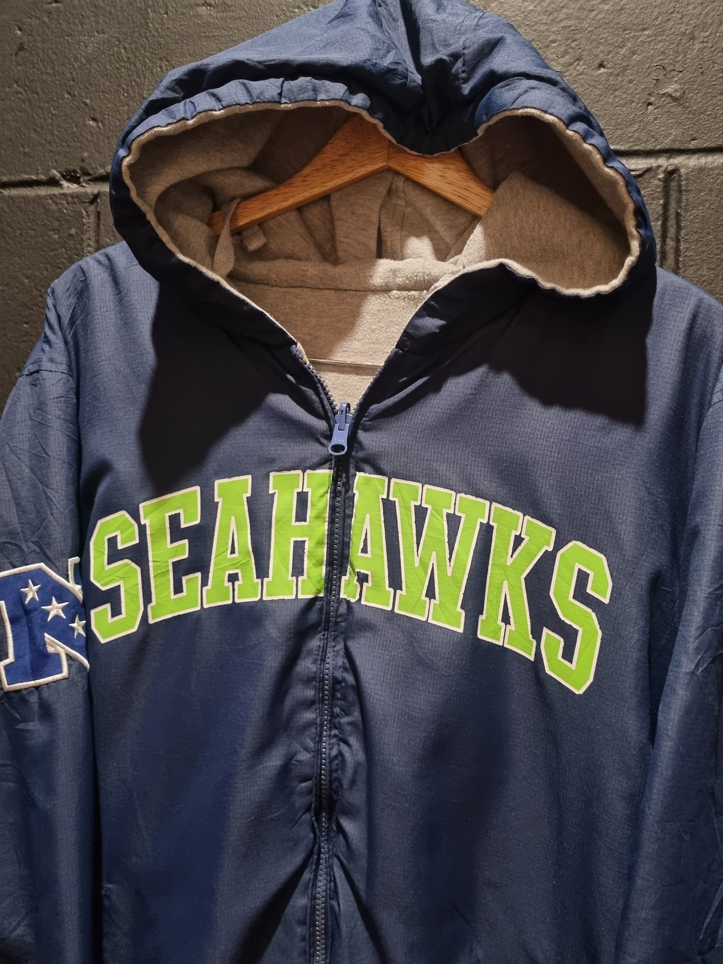 Reversible Seattle Seahawks Jacket Large