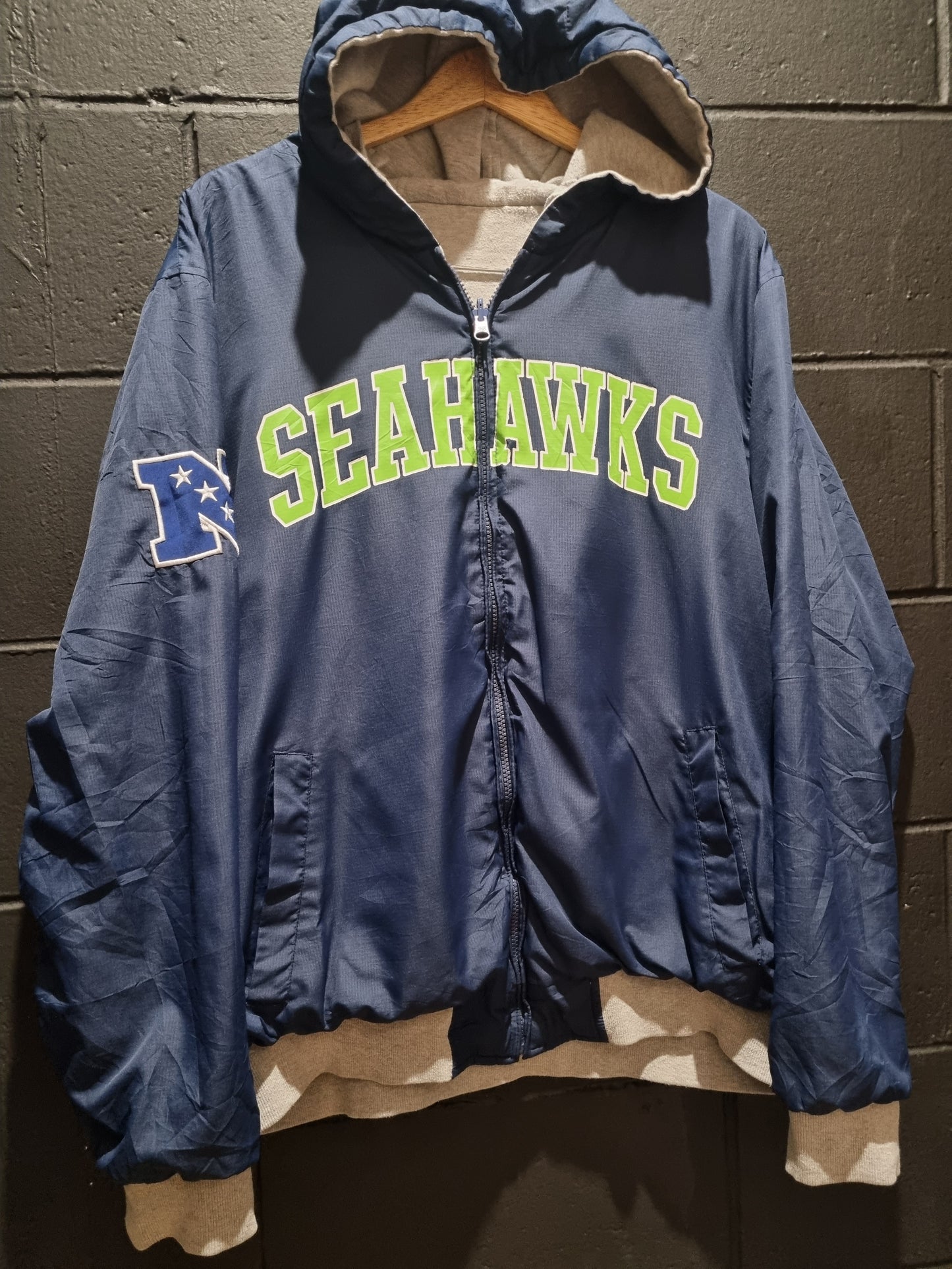 Reversible Seattle Seahawks Jacket Large