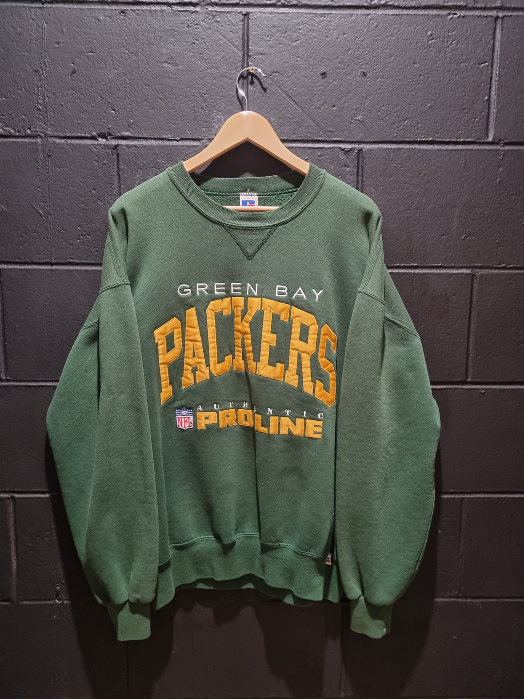 Green Bay Packers Authentic Proline Russell Athletic XL