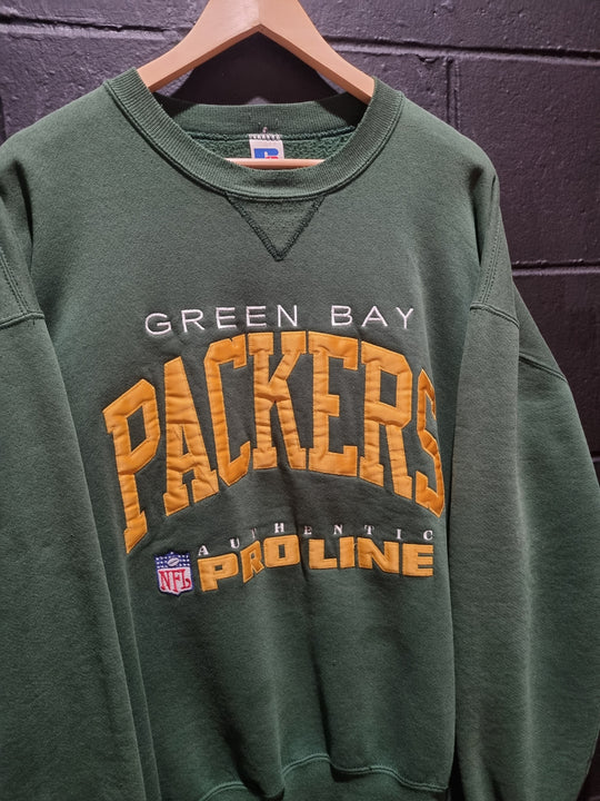 Green Bay Packers Authentic Proline Russell Athletic XL