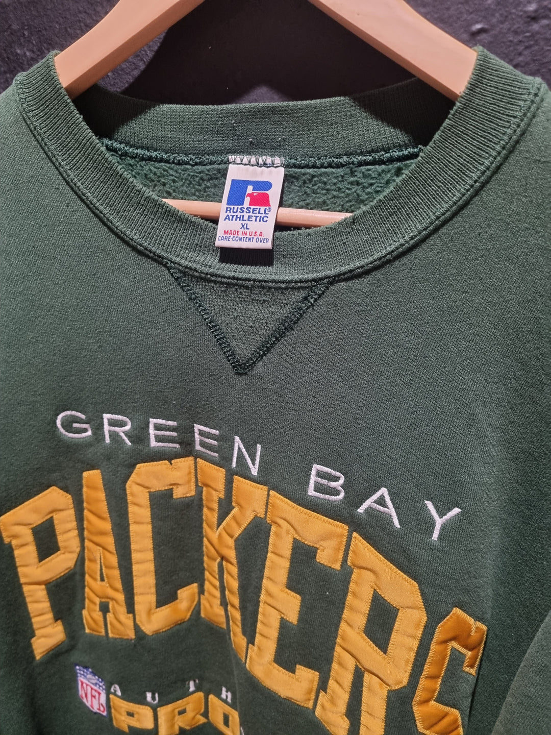 Green Bay Packers Authentic Proline Russell Athletic XL