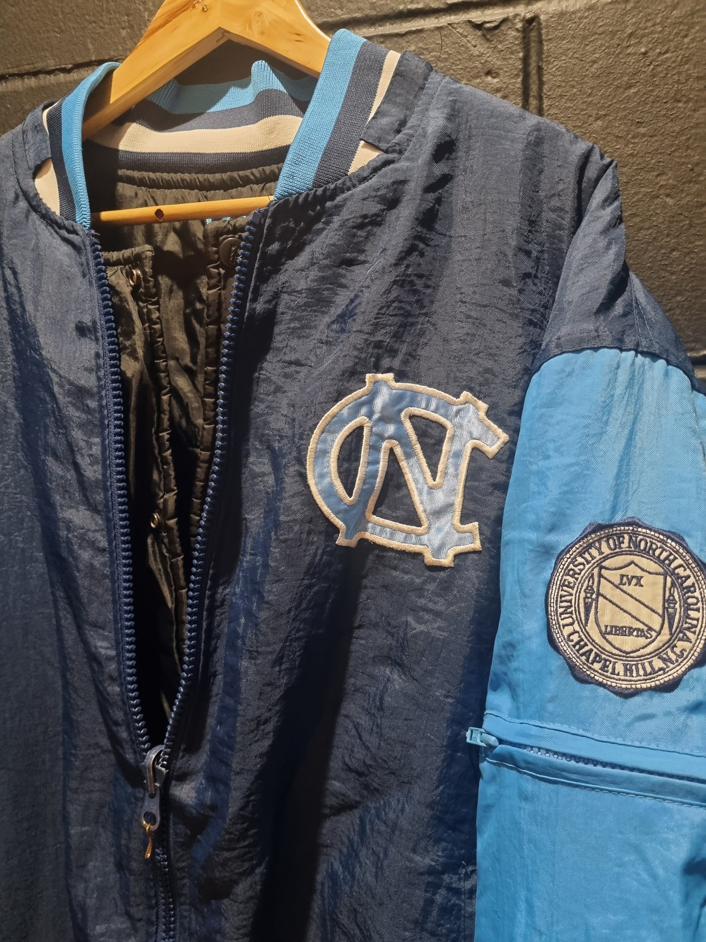 Rare Reversible UNC Pro Player  Jacket XL