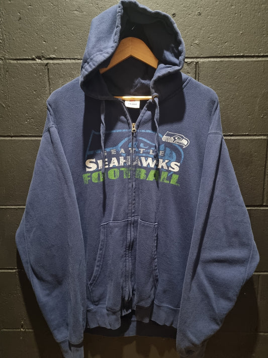 Seattle Seahawks Zipped Hoodie 2XL
