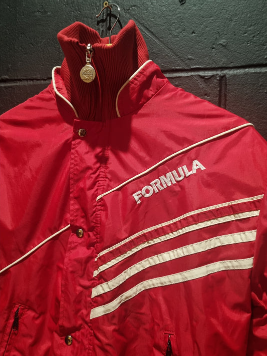 Vintage Ski Doo Formula Bombardier Snowmobile Racing Jacket Small