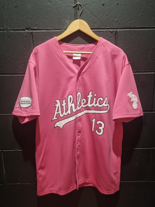 Oakland Athletics Breast Cancer Awareness XL