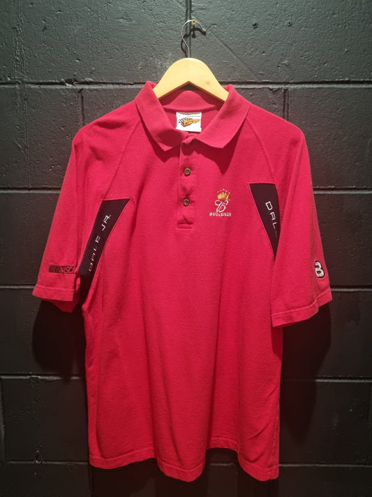 Budweiser Dale Jr Chase Authentics Polo Large