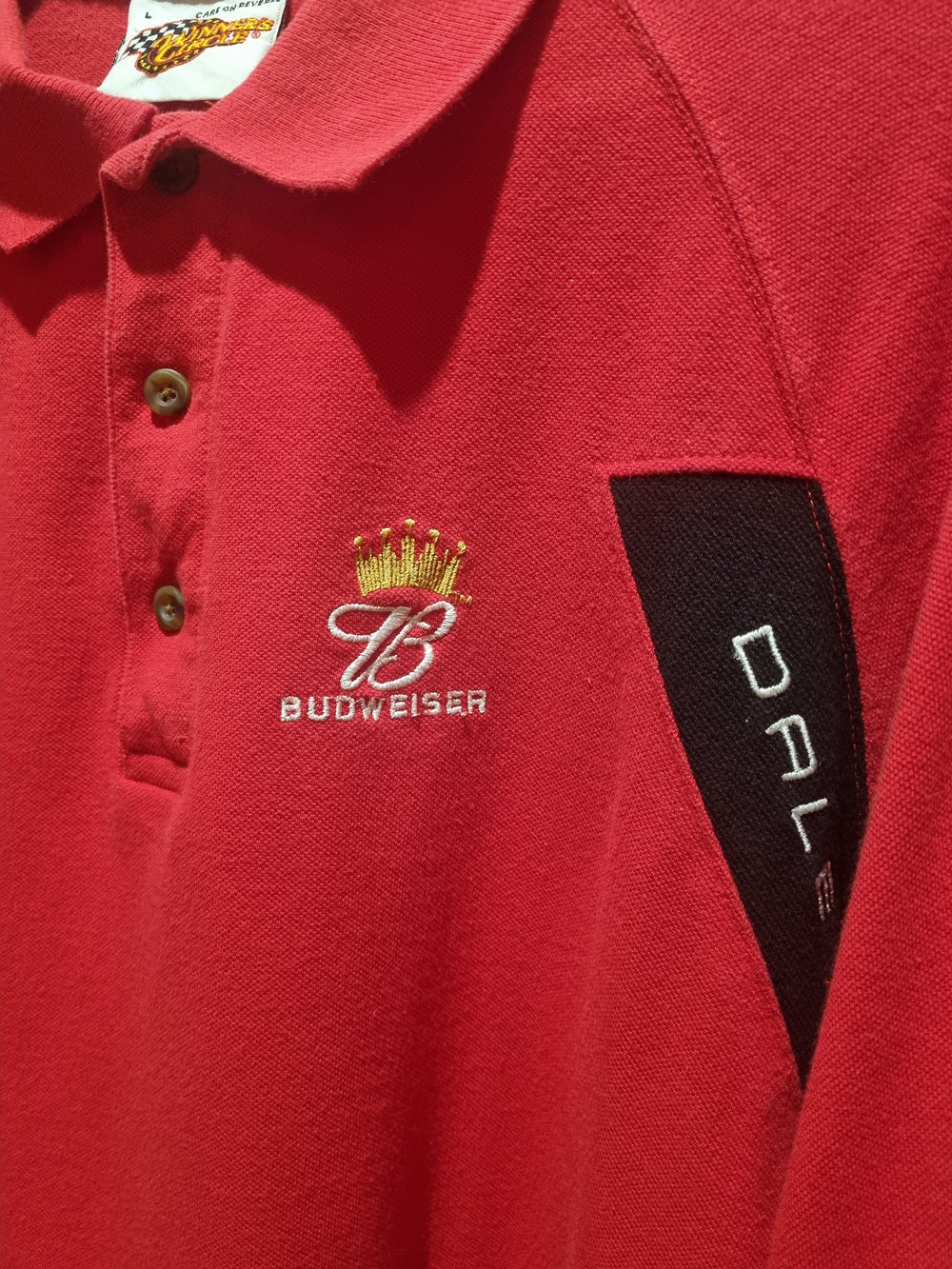 Budweiser Dale Jr Chase Authentics Polo Large