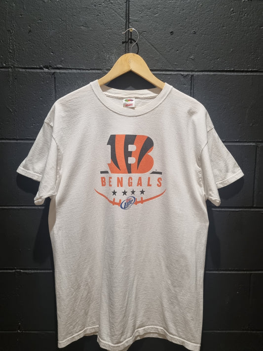 Cincinnati Bengals Miller Lite Fruit of the Loom XL