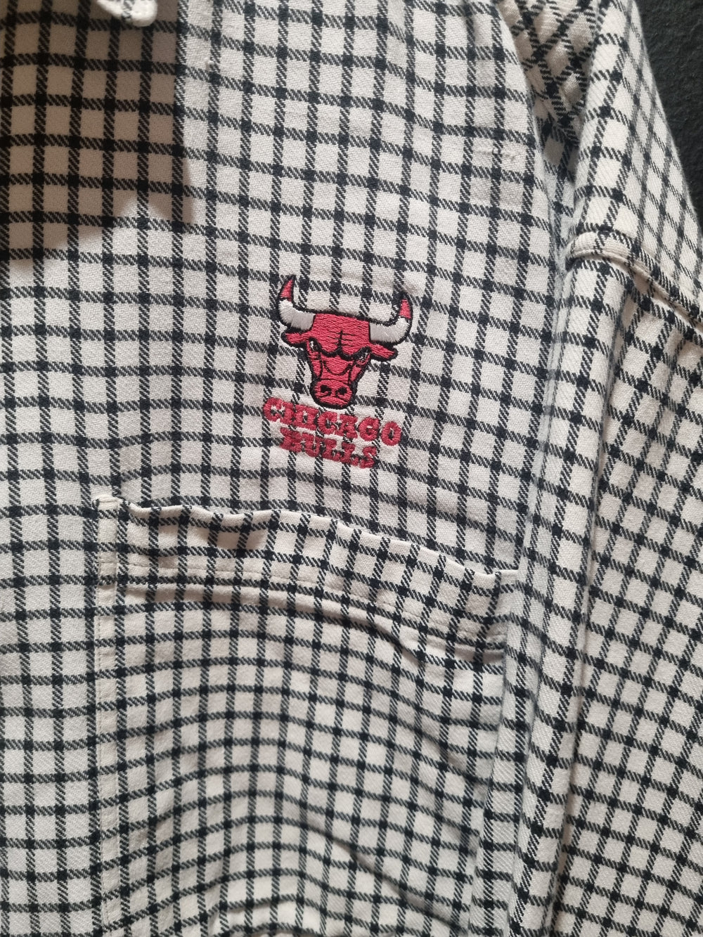 Chicago Bulls Lee Sport Checkered Flannel XL