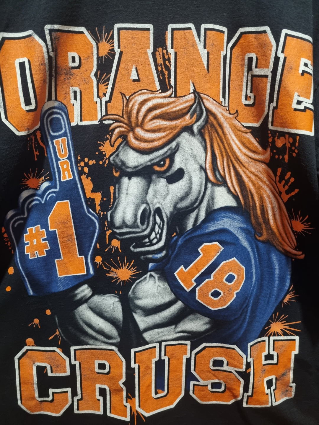 Denver Broncos Orange Crush Street Certified 2XL