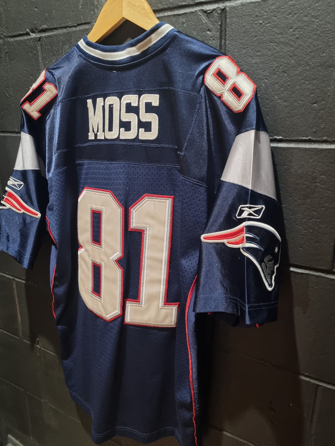 New England Patriots Moss Reebok XL