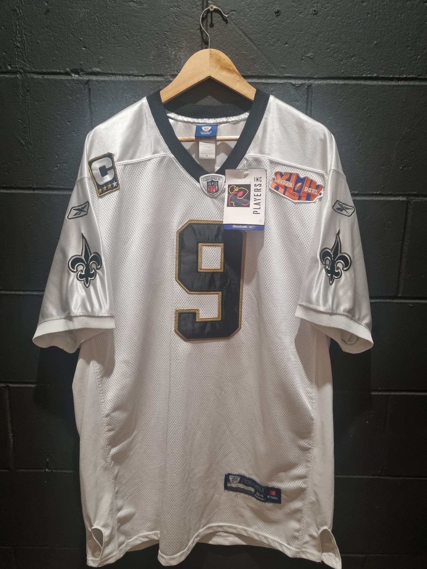 New Orleans Saints Super Bowl Brees Reebok 2XL