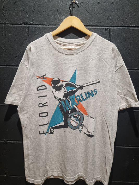True Vintage Florida Marlins 1992 Heavy Weight Hanes XL