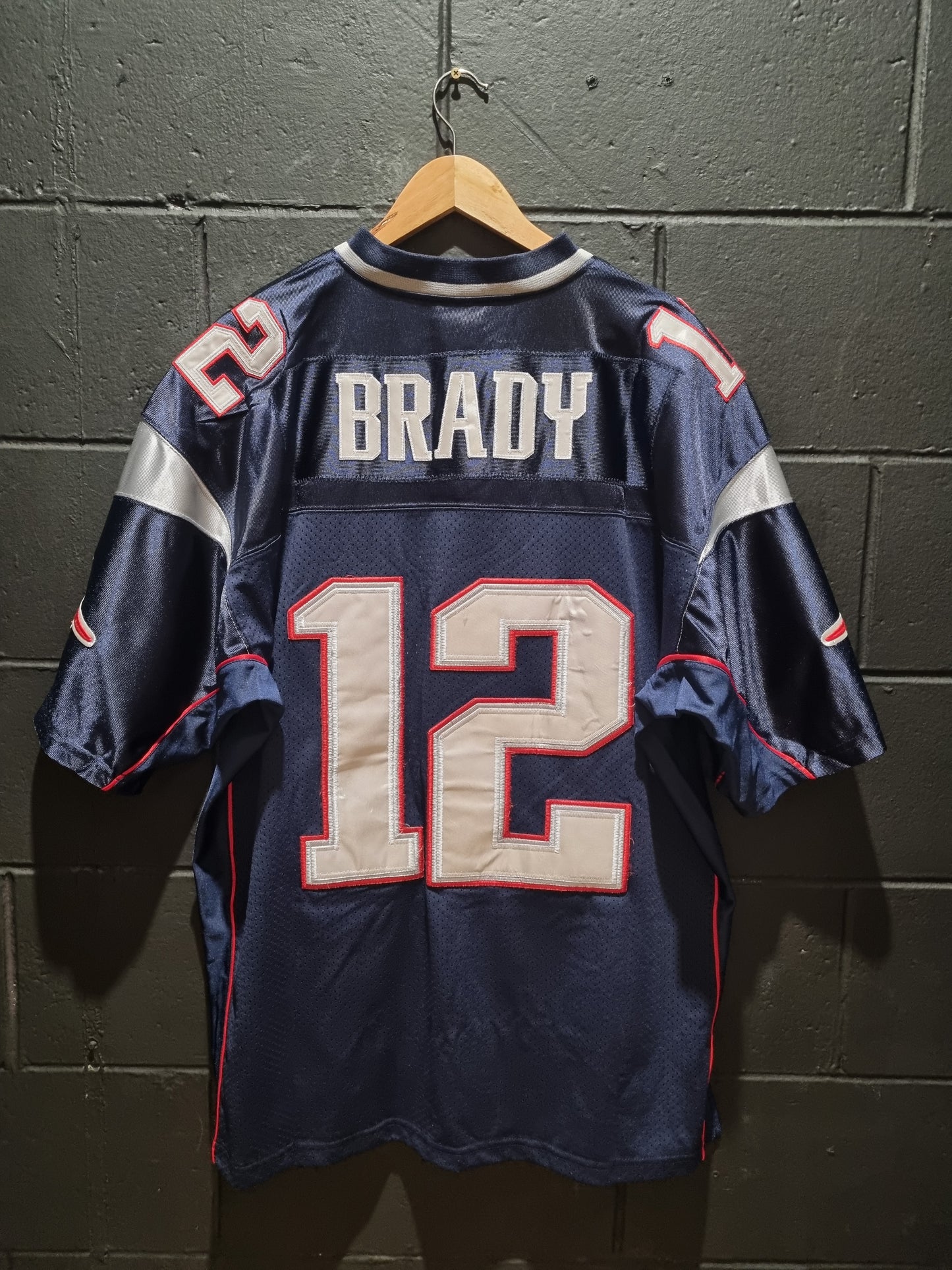 New England Patriots Tom Brady Super Bowl XLII Reebok XL