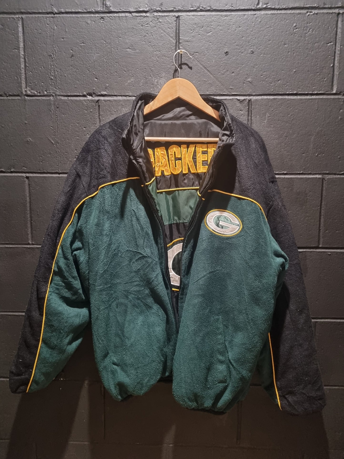 Green Bay Packers Reversible Oversized Jacket 2XL