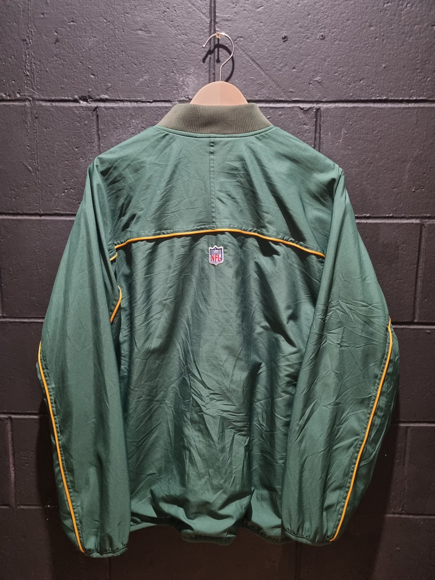 Green Bay Packers Nike Reversible Satin Oversized Jacket XL