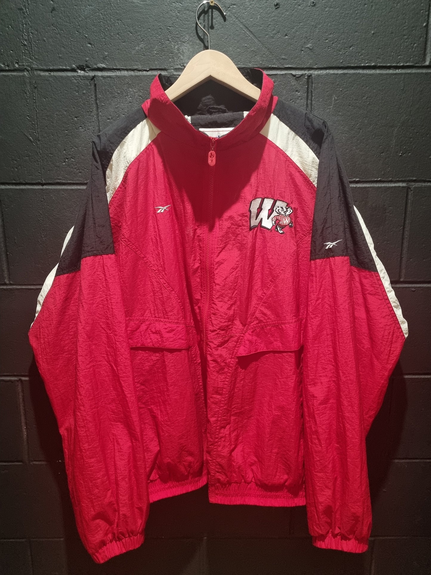 Wisconsin Badgers Reebok Track Jacket XXL
