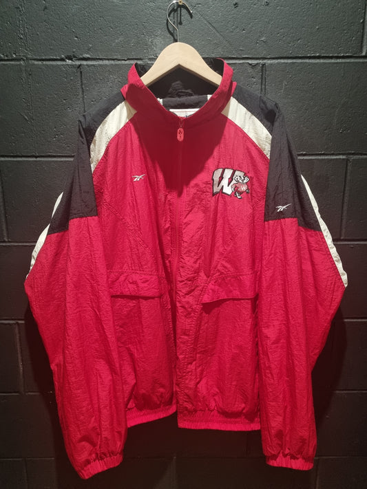 Wisconsin Badgers Reebok Track Jacket XXL