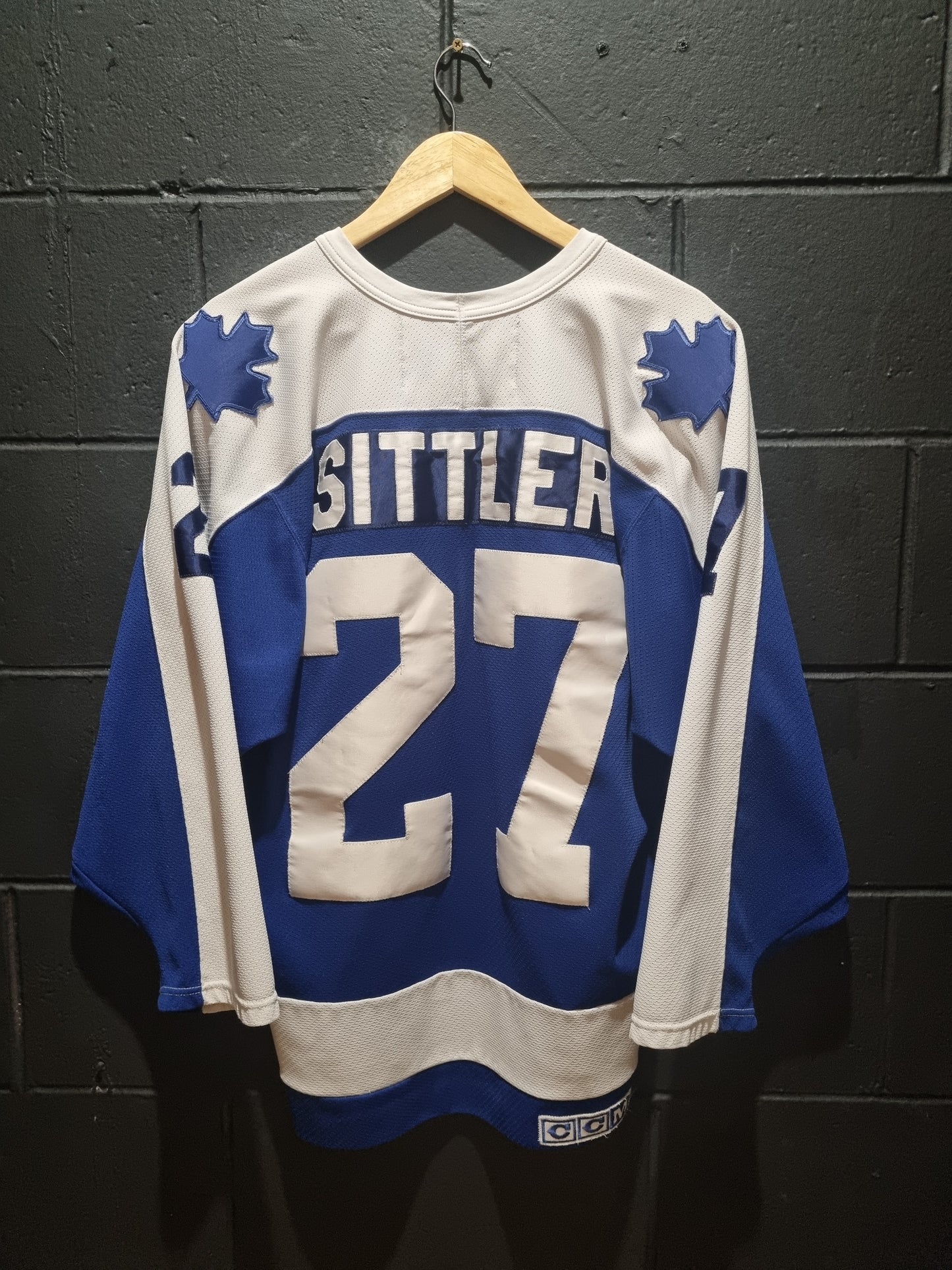 Toronto Maple Leafs Sittler Official Vintage CCM Medium