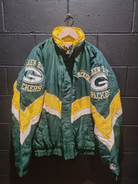 Green Bay Packers Proline Starter Heavy Duty Puffer Jacket Large