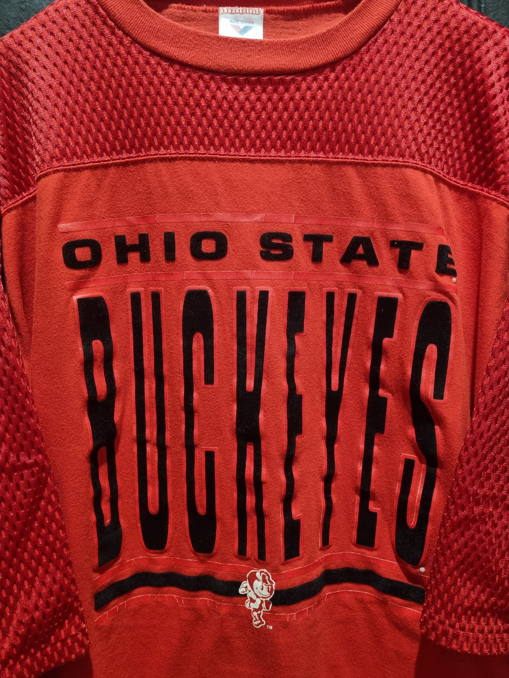 Ohio State Buckeyes Jersey Tee Made in USA Large