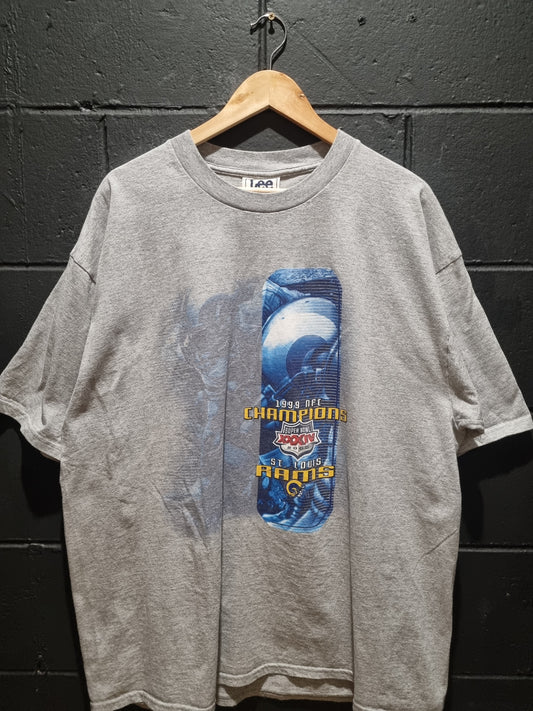 St Louis Rams NFC 1999 - 2000 Superbowl XXXIV Champions Lee Sport 2XL