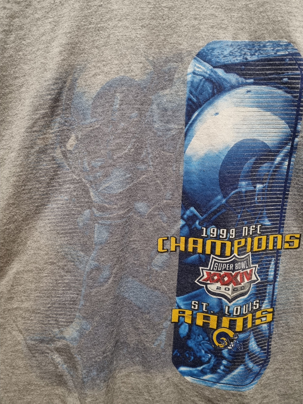 St Louis Rams NFC 1999 - 2000 Superbowl XXXIV Champions Lee Sport 2XL