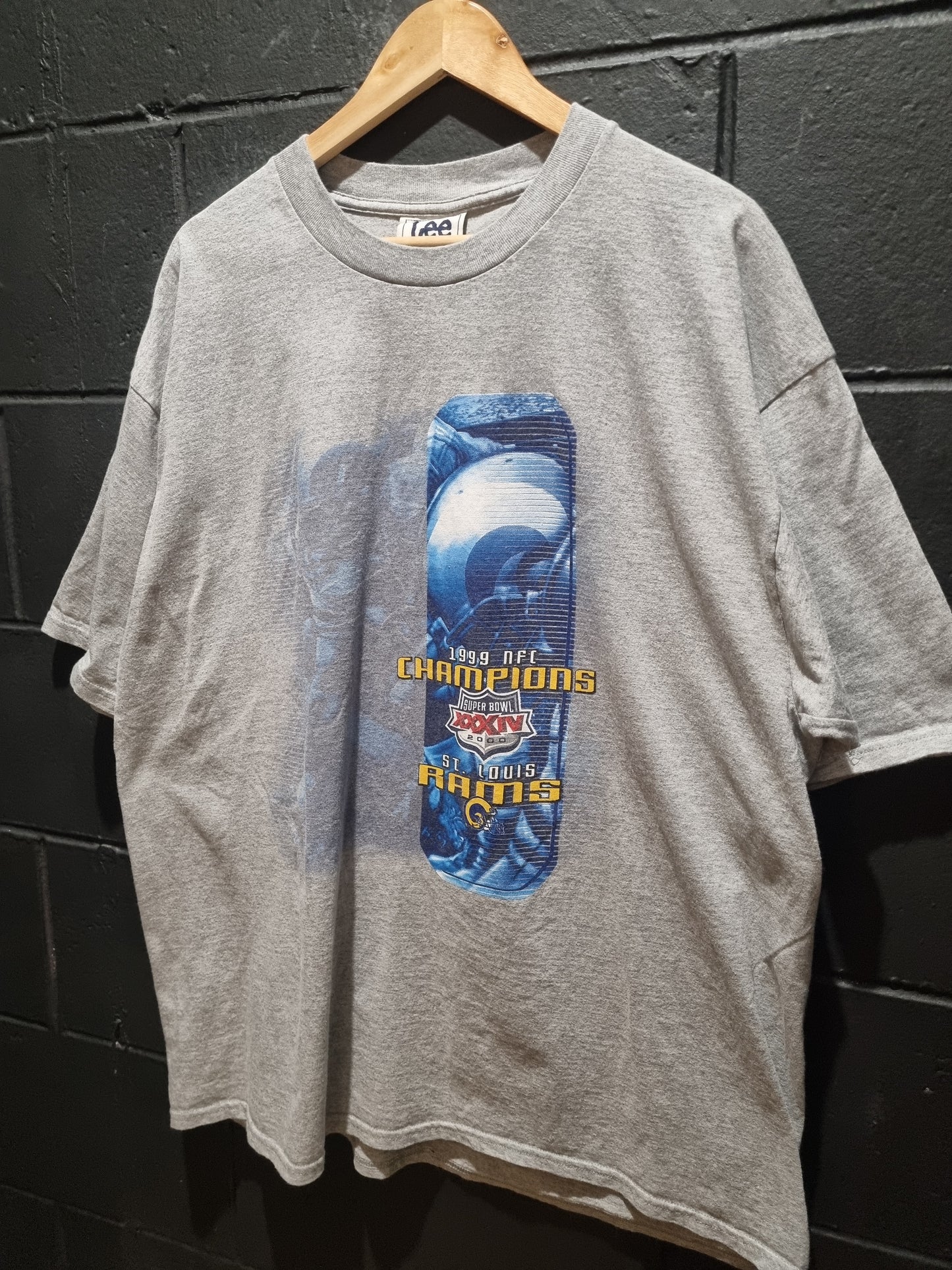 St Louis Rams NFC 1999 - 2000 Superbowl XXXIV Champions Lee Sport 2XL
