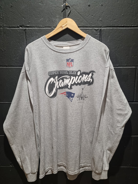 New England Patriots Super Bowl XLIX Sweatshirt XL