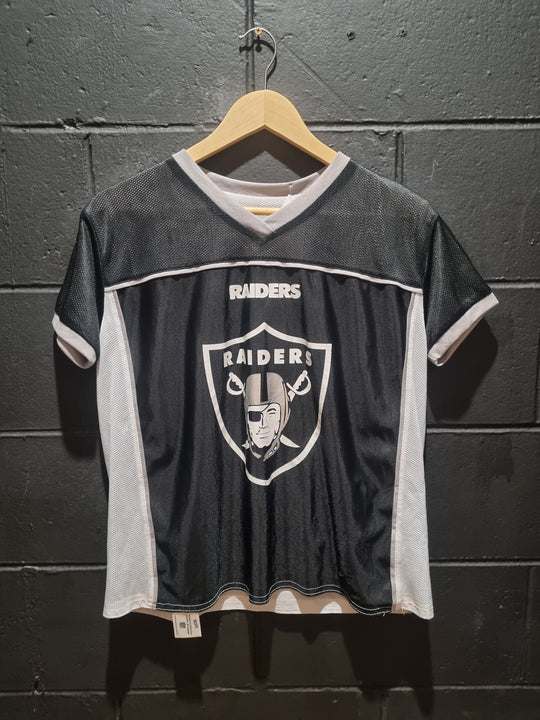 Oakland Raiders Cropped Reversible Jersey Medium