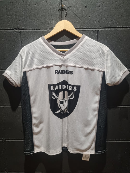 Oakland Raiders Cropped Reversible Jersey Medium