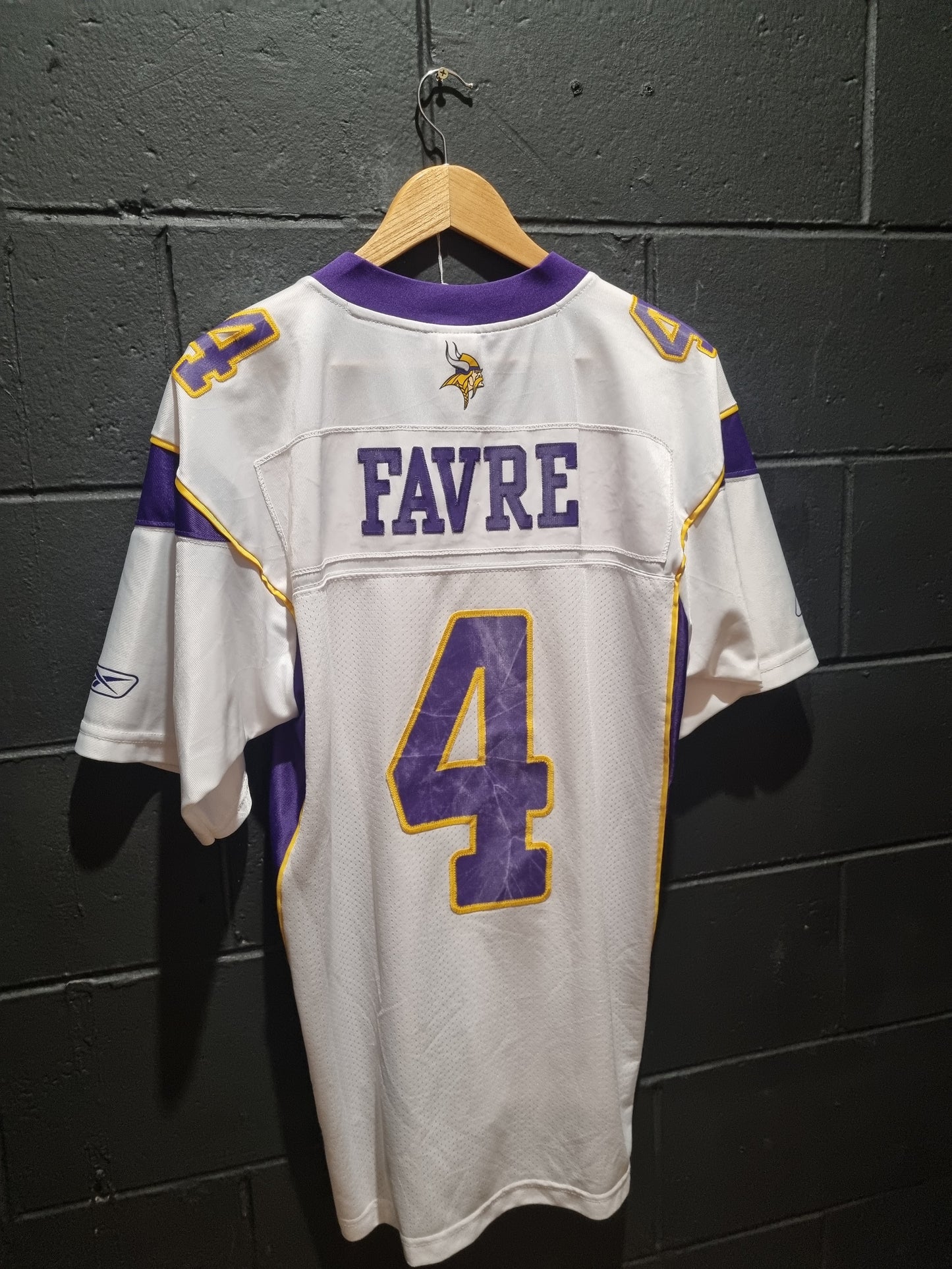 Minnesota Vikings Favre On Field Reebok Medium