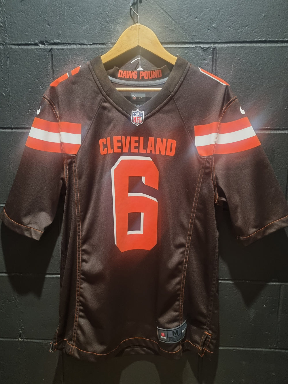 Cleveland Browns Mayfield Nike Dawg Pound Medium