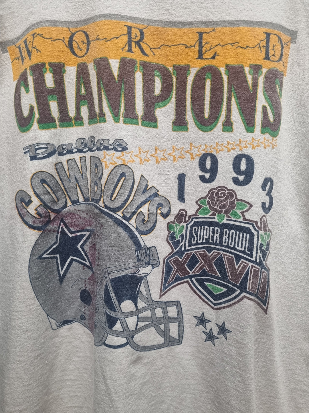 Dallas Cowboys 1993 Super Bowl XXVII Mde in USA XL