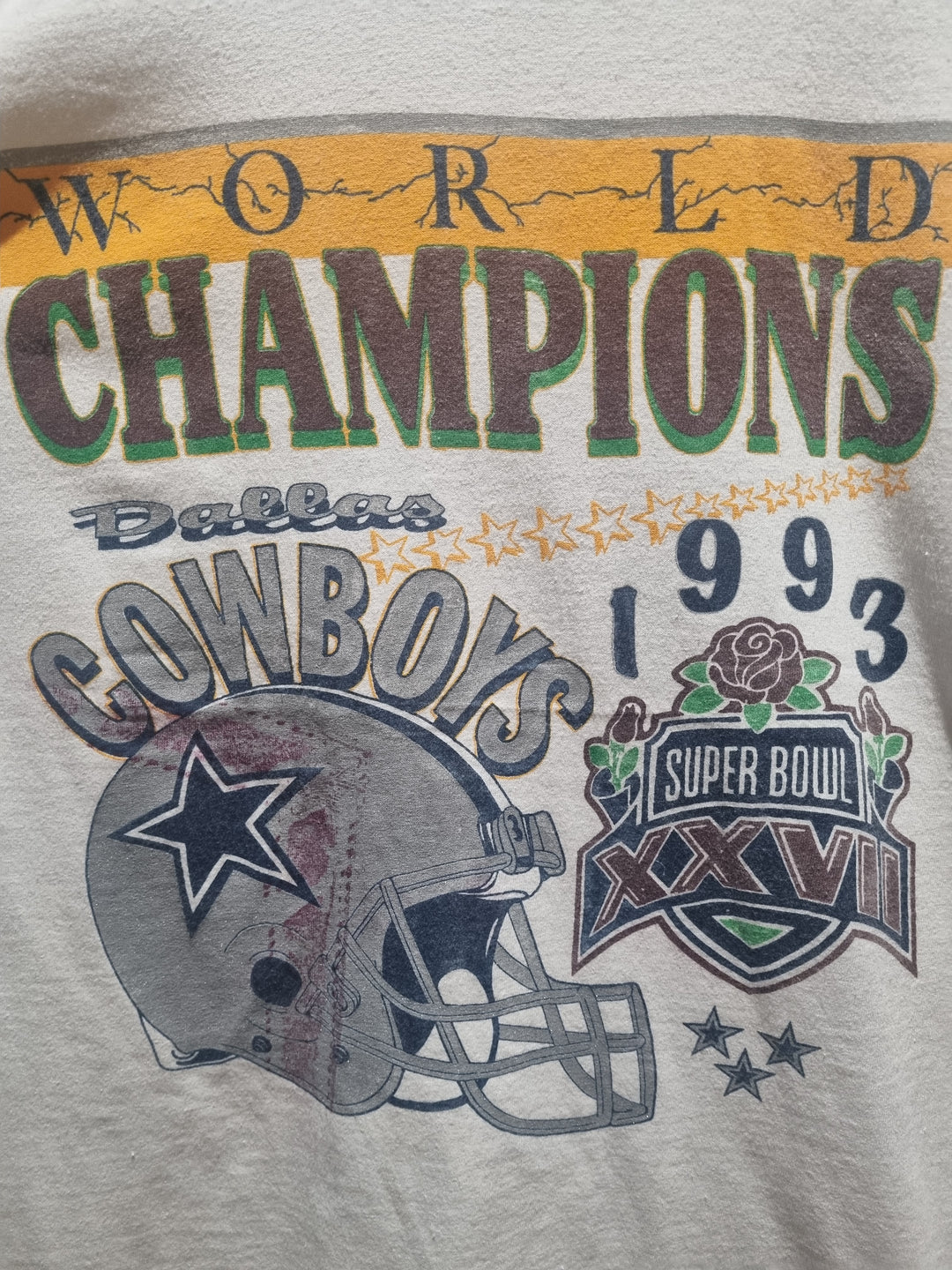 Dallas Cowboys 1993 Super Bowl XXVII Mde in USA XL