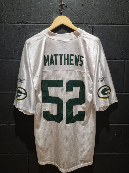 Super Bowl XLV Green Bay Packers Matthews Reebok Medium