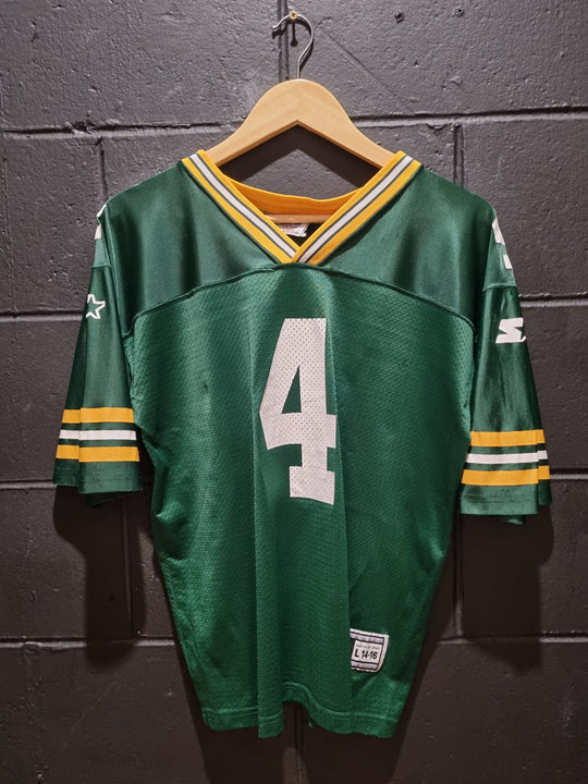 Brett Favre Starter Green Bay Packers 1998 Youth Large 14/16