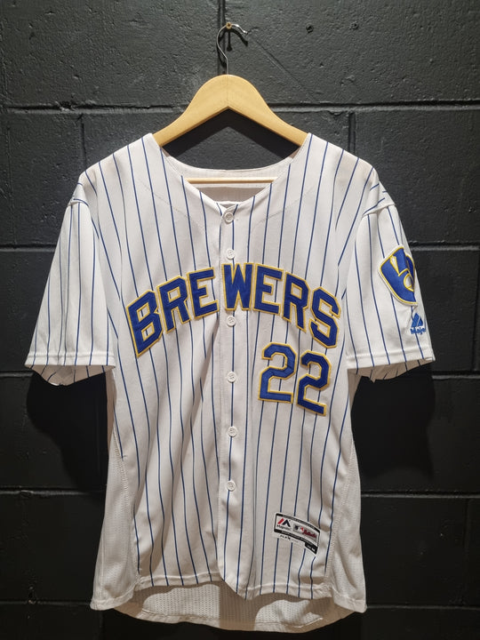 Milwaukee Brewers Yelich Majestic Flex Large