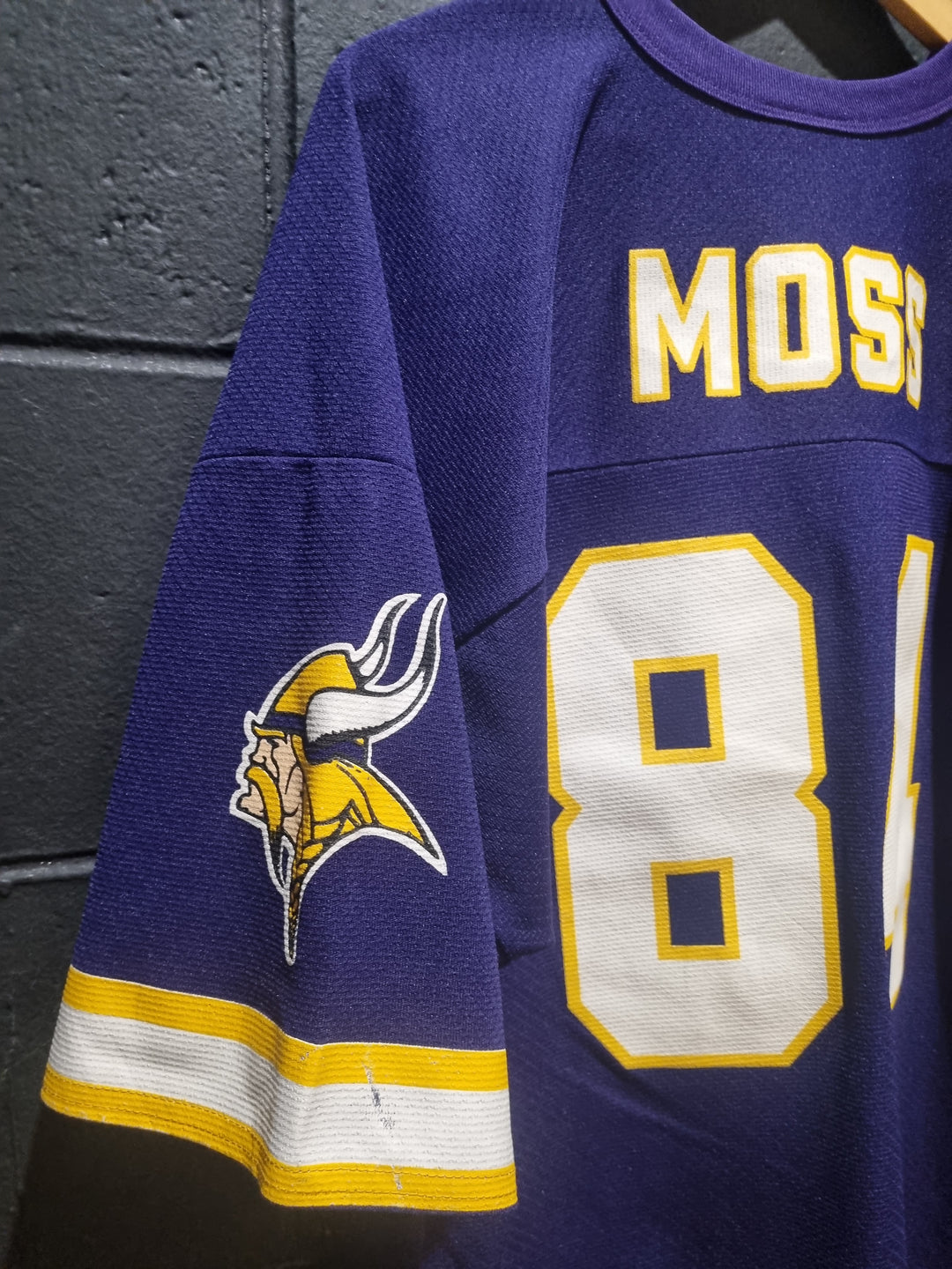 Rare Vikings Moss Logo Athletic XXL