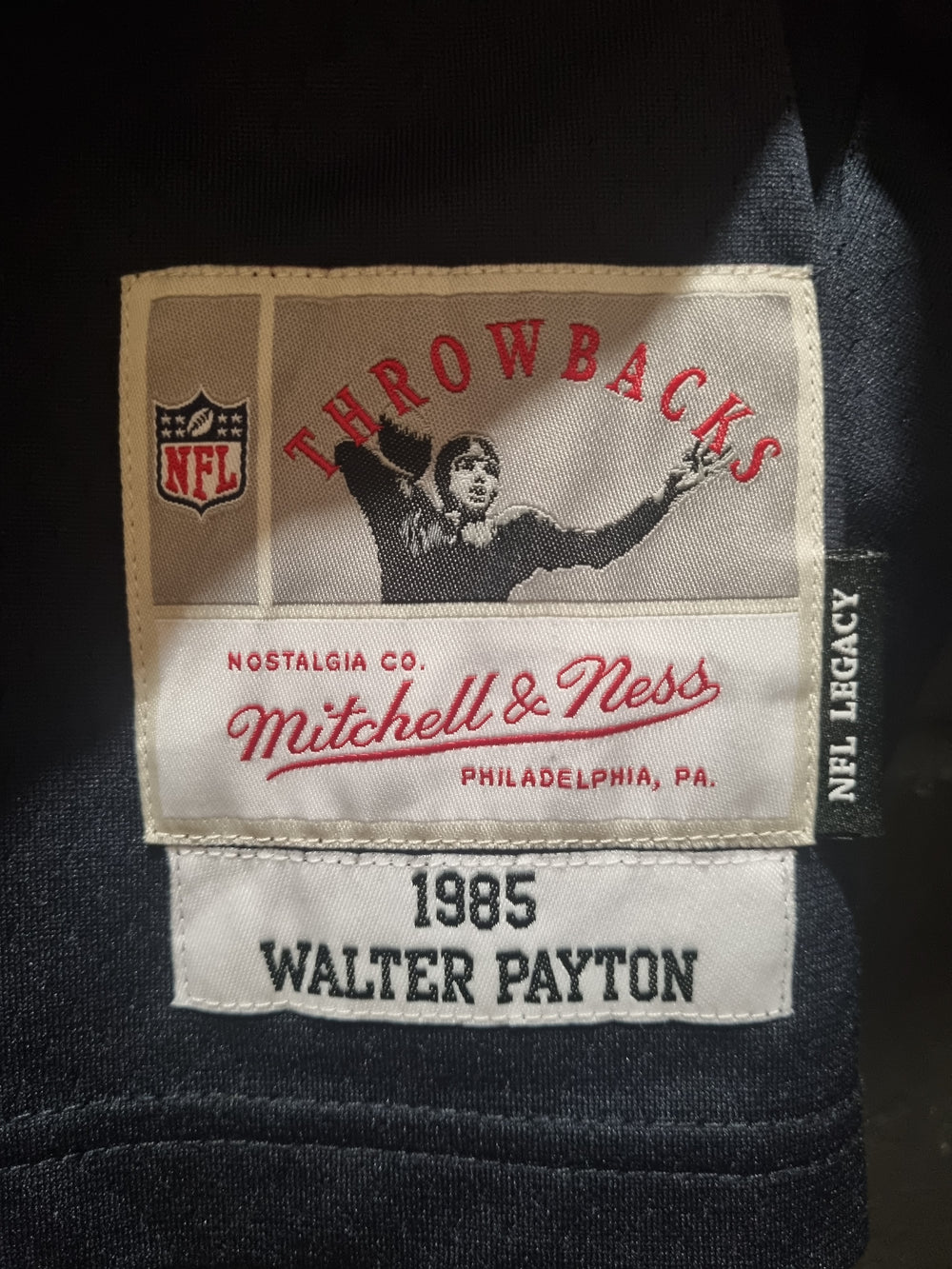 Chicago Bears Payton 1985 Mitchell & Ness Throwback 2XL