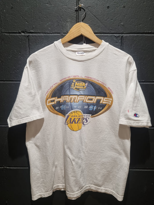 Los Angeles Lakers Back to Back Champion 2001 Made in Mexico Youth XL 18/20