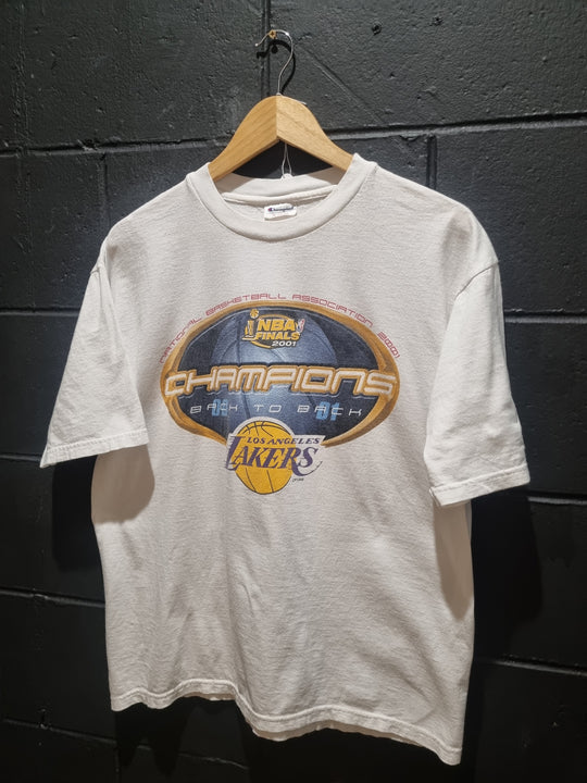 Los Angeles Lakers Back to Back Champion 2001 Made in Mexico Youth XL 18/20