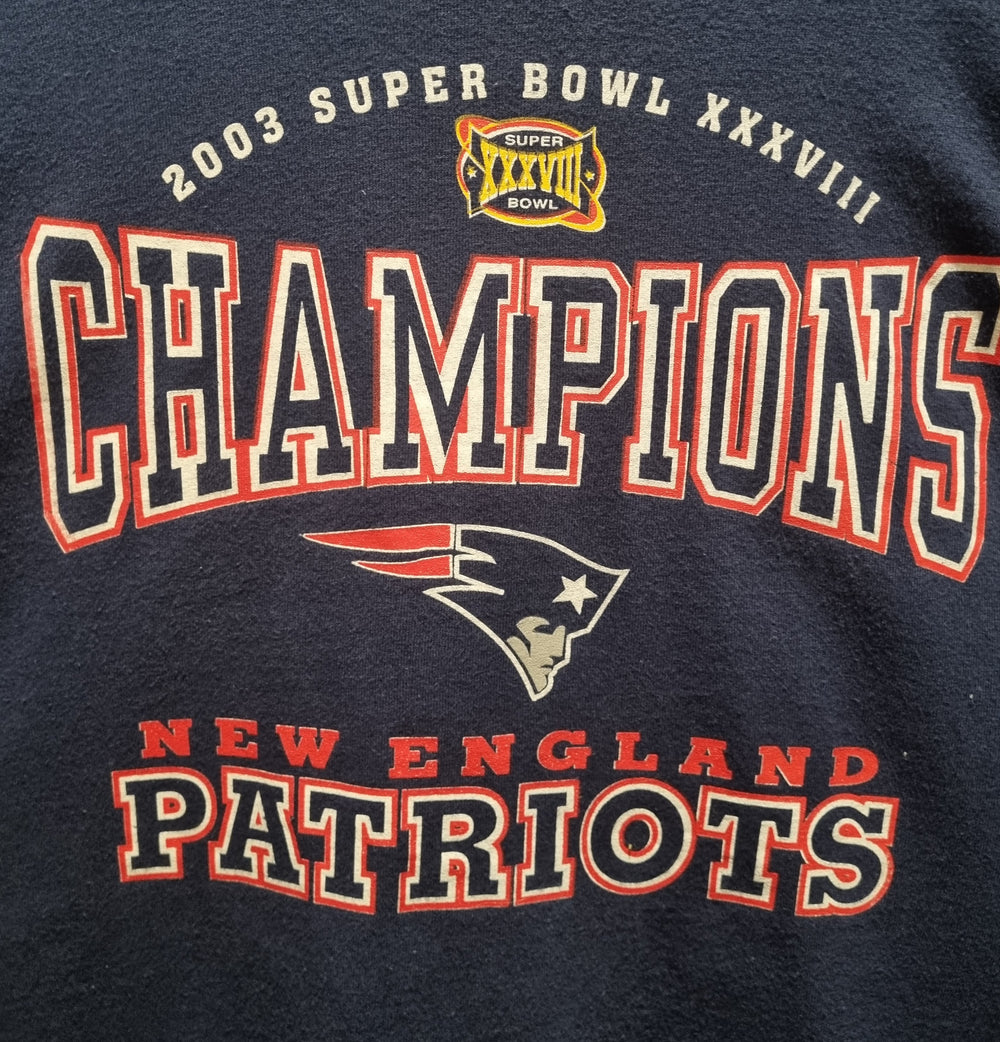 New England Patriots Super Bowl 2003 Fruit of the Loom XL