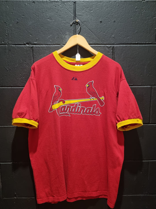 St Louis Cardinals Crew Neck Wide Sleeves Made in USA XL