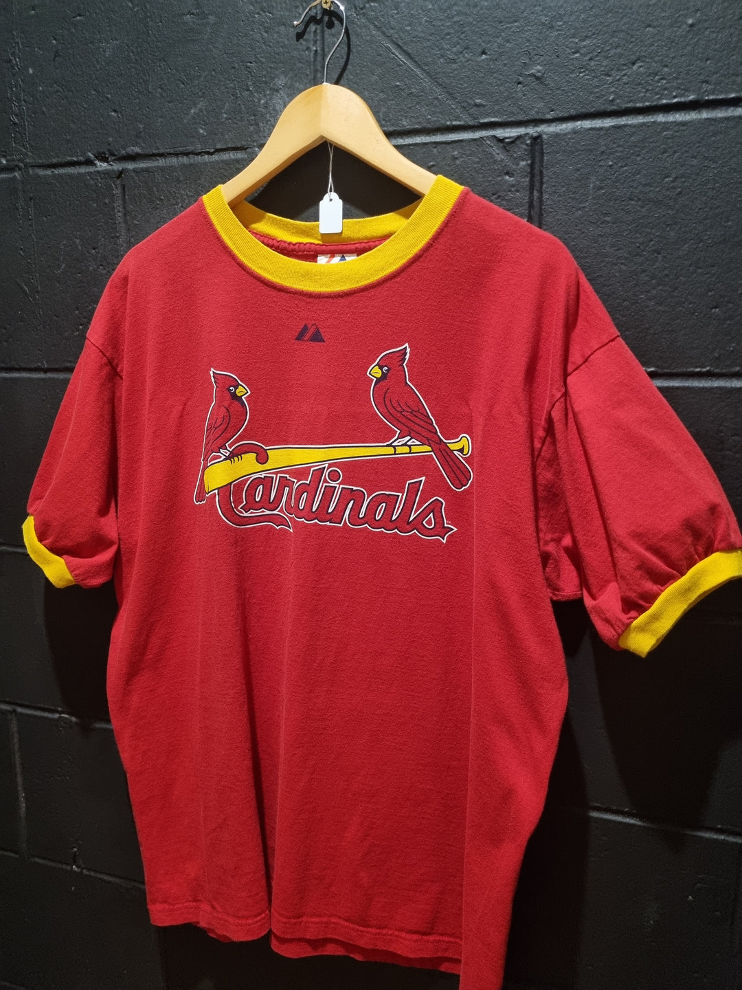 St Louis Cardinals Crew Neck Wide Sleeves Made in USA XL