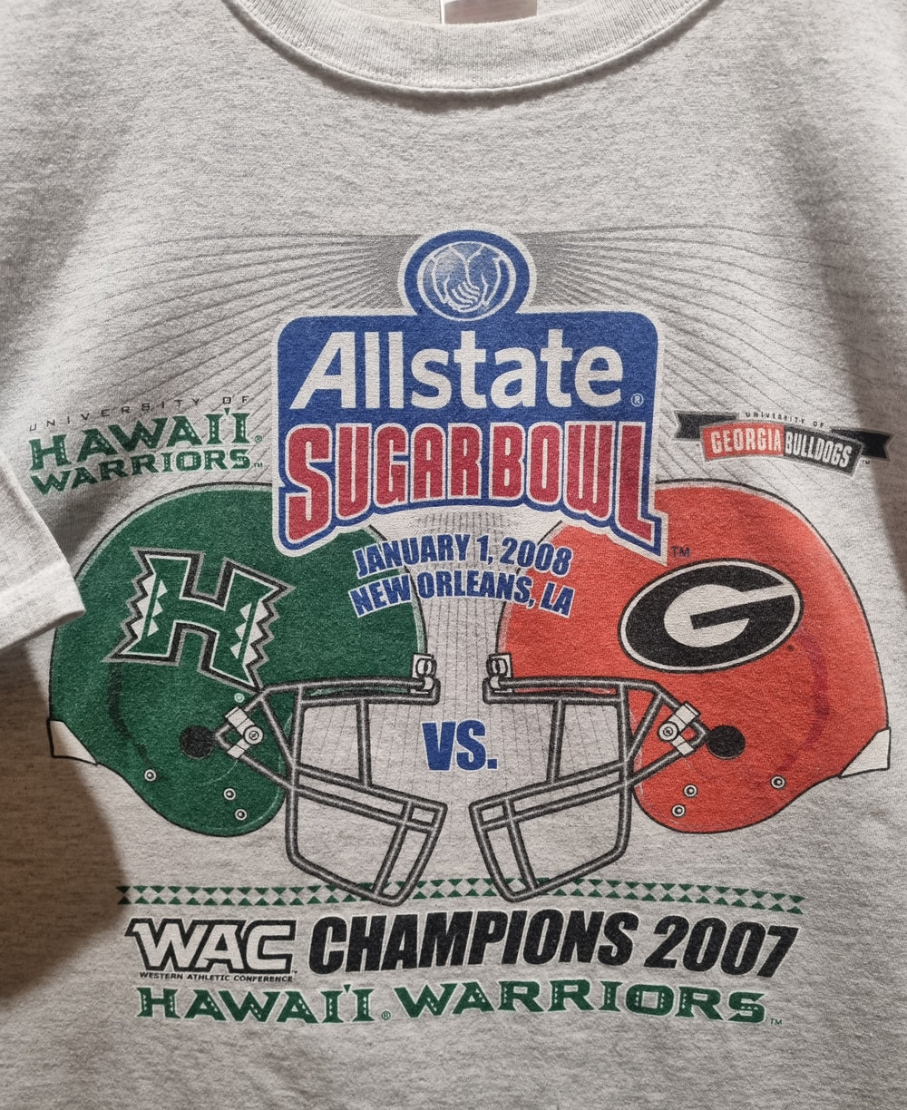 Hawaii Warriors Vs Georgia Bulldogs Sugar Bowl 2008 Anvil Large