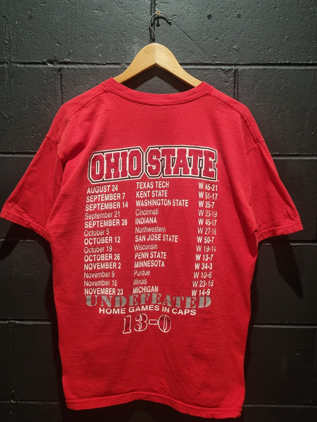 Ohio State Big Ten Champions Undefeated Gilden Large